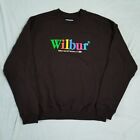 Wilbur Soot 96' Version 1.2 Sweatshirt Crewneck Brown Puff Print Mens Large