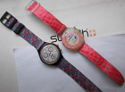 Lot of 2 Swatch-Watches   CHRONIO & SCUBA      VINTAGE    L@@K & READ   WOW