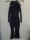 New ASOS 4505 Ski Suit in Skinny Fit Soft Shell Hooded Black Size 8