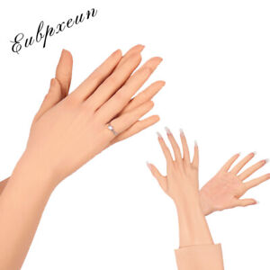 Realistic Silicone Female Gloves Hand Gloves Veins Skin For Crossdresser Cosplay