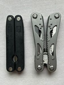 Lot 2 Pocket Knife Multi Function Survival Tool Folding Hunting Camping Utility