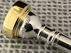 Treasure Old Engraving Bach Corp. 3C Cornet Mouthpiece Gold Plated
