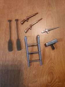 Playmobil Parts Lot  Accessories  Weapons Gun Sword Ladder Light Oars Paddle