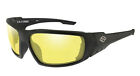 Harley-Davidson Mens Wiley X 4 Stroke Yellow Lens Black Frame Sunglasses HASTR11