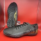 Runway Athletic Firm Ground Soccer Cleats Men's Size 11 Black Synthetic Grass