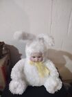 Porcelain Baby Easter Bunny Doll