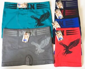 Lot of 6 Pack Mens Underwear TAGLESS Boxer Briefs Comfort Flex Waistband (#C512)