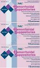 Hemorrhoidal Suppositories Rugby 12 ct ( 3 boxes )  ^