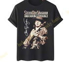 Vintage Stevie Ray Vaughan and Double Trouble Black Cotton T-Shirt E79513