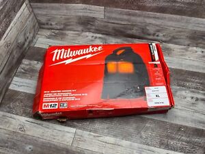 Milwaukee 306B-21XL Men's XL 12V Lithium-Ion Black Heated Jacket Hoodie Kit