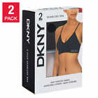 NEW!! DKNY Women's 2-Pack Soft Stretch Fabric Seamless Bras Variety #221