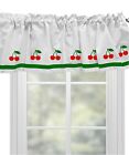 Cherries Cherry Fruit Window Valance Curtain ..Your Choice of Colors*