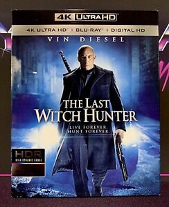THE LAST WITCH HUNTER ~ 4K Ultra HD + Blu-ray + NM OOP Slipcover ~ No Digital