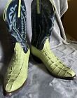 Lucchese Men’s Boots 10.5 in Pistachio Green Excellent Condition W/Box