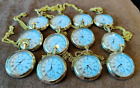 Watch elgin vintage pocket Watch Collectible Antique Brass Gift Lot of 12