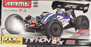 Arrma Typhon 6S TLR Tuned 1/8 Scale 4WD RTR Ready To Run Buggy Red/Blue ARA8406