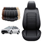 Leather Car Seat Cover Full Set For Toyota Corolla 2014-2019 L LE XLE SE Sedan (For: 2016 Toyota Corolla)