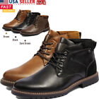 Men's Casual Chukka Boot Dress Boots Faux Leather Durable Stylish Shoes for Men