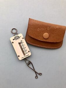 Vintage Salter Spring Balance Miniature Pocket Postal Letter Scales & Case