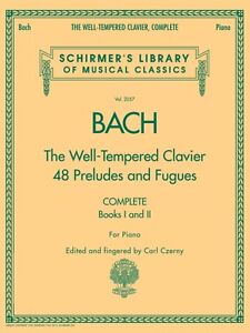 Bach The Well-Tempered Clavier Complete Sheet Music Piano Solo Book 050485898