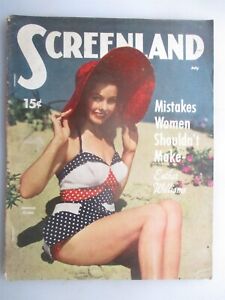 Screenland Magazine - July 1951 Issue - Jeanne Crain Cover