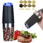 Gravity Electric Salt and Pepper Grinder Mill Shakers Adjustable