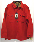 Filson Mackinaw Wool Jac-Shirt (XL) Cotton Lined Red Oak Jacket Mens MSRP $425