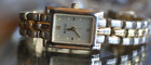 Vintage :*WOMEN'S RELIC WATCH:* STAINLESS STEEL GOLD/SILVER BAND NEEDS BATTERY