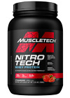 MuscleTech Nitro Tech Whey Protein Milk Chocolate, Strawberry, Vanilla New USA
