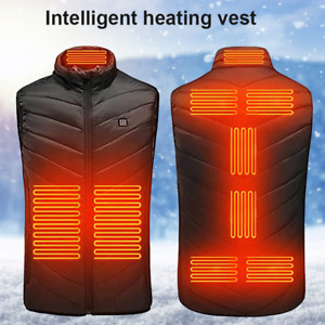 Heated Vest Winter Body Warm Electric USB Jacket Men Women Thermal Heating Coat