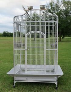 X-Large Bird Parrot Open Playtop Perch Cage Cockatiel Macaw Conure Aviary Finch