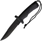Aitor Black G10 Handle Hammerhead Sawback Stainless Fixed Blade Knife - 16006