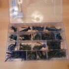 Assortment of 41 Jiggs Fishing Lure Including Tackle Case
