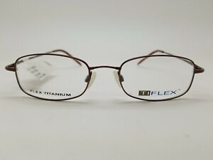 2 Units NEW Ti Flex MC T1503 4997720 Cognac Eyeglasses Frames  51-19-145 #371