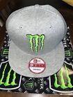 Hat Cap Monster Energy New Era Athlete Only New! 100% Authentic - Gray