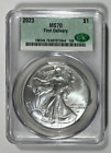 2023 American Silver Eagle. CAC6 MS70 First Delivery.
