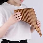 Woodwind Pan Flute Natural Bamboo Chinese Wind Traditional Instrument 15 Pipes