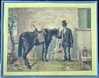 Circa 1920's Green River Whiskey Cardstock Lithograph - Consolidated Litho.