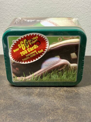 2005 Fairfield Pujols, Jeter and A Rod Factory Sealed Baseball Card Tin