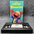 Elmocize VHS 1996 Elmo Kids Video Sesame Street Exercise Workout RARE Movie Film