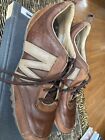 Merrell Men's Size 11 Moto Mid Brown Leather Lace-Up Performance Sneakers Shoes