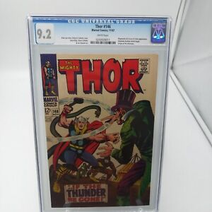 Thor 146 CGC 9.2 White Pages 1967 Inhumans Origin Jack Kirby Stan Lee Ringmaster