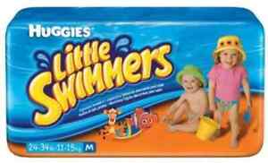 Huggies Little Swimmers Disposable Swim pants Diaper Size 4 Medium 24-34lb