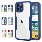 With Screen Protector Clear Shockproof Case For iPhone 15 14 Pro Max 13 12 11 XS