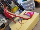 Delicious  Cantor Spiked Heels  Womens Shoes Red Patent , Ankles Strap Sz 10