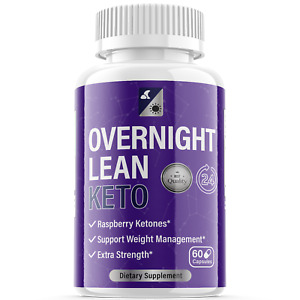 (1 Pack) Overnight Lean Keto Pills - Overnight Lean For Weight Loss - 60 Pills
