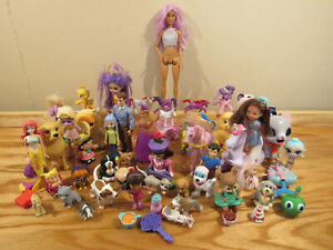 Over 4LB Assorted Lot of Girls Toys BARBIE MY LITTLE PONY PETS Dolls Animals #1