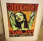 Soundgarden Pearl Jam Frank Kozik Green Lady 1st Edition LE Signed Poster 1992