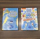 Lot Of 2 Blue’s Clue DVD’s -Blue’s Biggest Stories & Blue’s Clues Get Clued Into