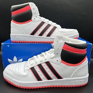 Adidas Top Ten RB White Black Turbo Red Mens Leather Sneakers GV9585 Sizes NEW